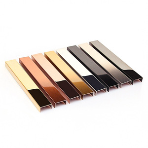 <strong>Metal</strong> Trim <strong>Metal</strong> <strong>Strips</strong> for Tiles Stainless Steel Self Adhesive <strong>Strip</strong> Roll for Wall Ceramic Edge Finish - Product Image 4