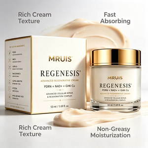 Crème nourrissante <span class=keywords><strong>pour</strong></span> <span class=keywords><strong>le</strong></span> visage et <span class=keywords><strong>le</strong></span> <span class=keywords><strong>cou</strong></span> NAD PDRN GHK-CU Glycérine Acide Kojique Soin hydratant doux et délicat MRUIS OEM ODM Marque privée - Product Image 3