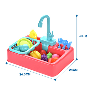 Giả Vờ Chơi Bộ Đồ Ăn Điện Trò Chơi Bồn Rửa Nhà Bếp Đồ Chơi - Product Image 3