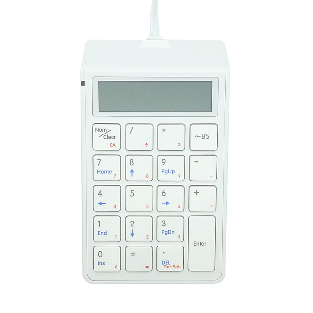 SKB886S Custom Super Slim Portable Multifunction POS Calculator Mini 19 Keys Numeric Keypad USB Number Keyboard Keypads