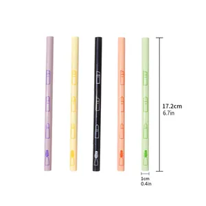 Lot de pinceaux de maquillage multifonctions 4-en-1 télescopiques portables en poils synthétiques pour le visage, les yeux, les sourcils et le correcteur, format mini, vente en gros - Product Image 6