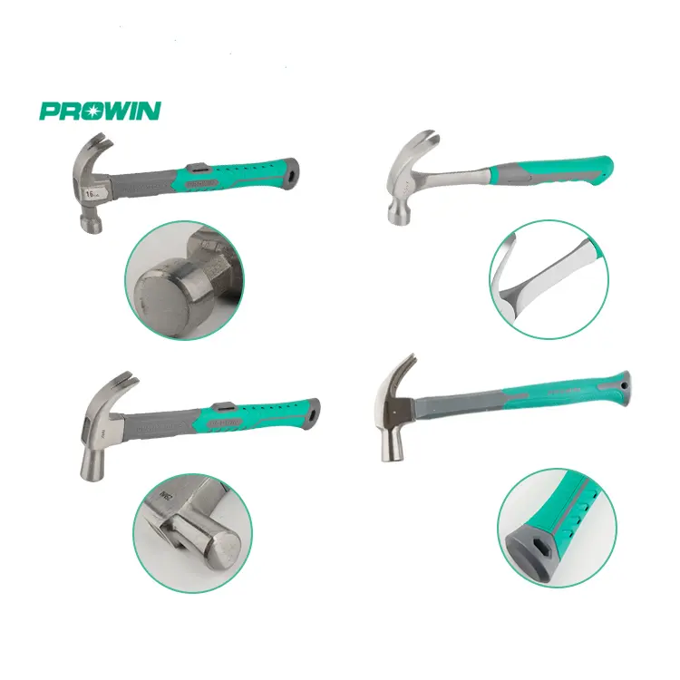 PROWIN American British Typ 16OZ 25mm 29mm Fiberglas Griff Klauen hammer