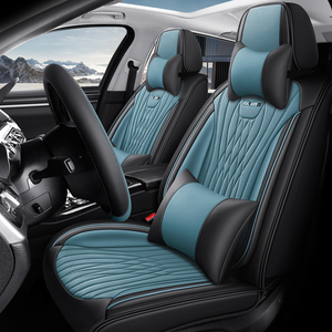 Funda Protectora de Asiento de Coche de Cuero de Lujo Suave, Estilo Ejecutivo, Apta para las Cuatro Estaciones, para la Mayoría de los Vehículos - Product Image 3