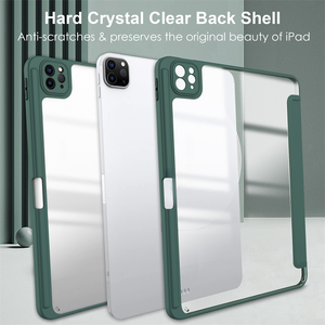 Mềm Bút Chì Chủ TPU + PC Acrylic rõ ràng Cover quay lại trường hợp đối với iPad Mini 4 5 6 không khí 3 4 5 10.9 10.2 9.7 Pro 10.5 10 10.9 11 2024 - Product Image 5