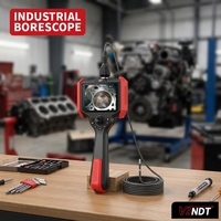 6mm 2m Industrie-Endoskop 720P HD IP67 Wasserdicht 360° °   Gelenkiges Endoskop für die Inspektion von Dieselzylindern in Schwerlastkraftwagen