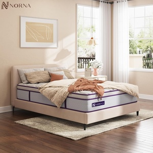 Norna đầy đủ Vua Kích thước bọt Nệm cuộn lên mềm Bộ nhớ Bọt Túi mùa xuân 10 12 <span class=keywords><strong>inch</strong></span> nệm cho khách sạn phòng ngủ Nữ Hoàng - Product Image 3