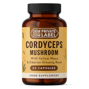 Sıcak Fırsat OEM Kordyceps Mantarı Kapsülleri %100 Doğal %100 Saf Yetişkin Enerji Yönetimi Takviyesi - Product Image 1