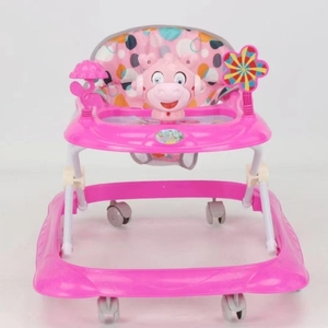 Nouveau Trotteur Bébé en Plastique Rose Anti-Renversement avec Fonction Assis-Debout et Musique Éducative pour Enfants - <span class=keywords><strong>Prix</strong></span> Abordable - Product Image 1