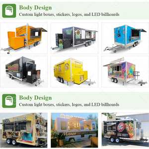 Catering <b>Food</b> <b>Truck</b> with Fiberglass Construction Multifunctional Full Kitchen for Candy & Chips Snacks Outdoor Mini Trailer - Product Image 5