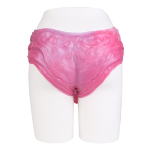 Silicone Pants Dog Knot Penis Sleeve Extender Enlarger Briefs Wearable Fantasy Knot Hollow <b>Dildo</b> Sex Toys for Men - Product Image 5