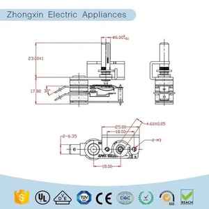 Hot bán Trung Quốc nhà sản xuất nhiệt độ giới hạn kst220 lưỡng kim Dải nhiệt cho bếp điện - Product Image 6