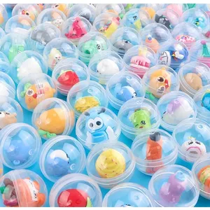 Transparant Gedraaid Ei Speelgoed Ronde Bal Gevuld Poppenspeelgoed Verrassing Eieren Gachapon Automaat Capsule Speelgoed