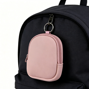 Custom Logo Mini <b>Backpack</b> Small Bag Keychain Coin <b>Purse</b> Wallets Cute Makeup Bag Cosmetic Bags for Women - Product Image 4