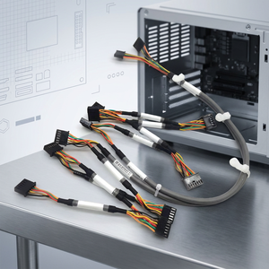 Kabel Konektor Peralatan Listrik Kustom 2-10 Pin Pbt Berinsulasi Berperingkat Ip66 dengan Konduktor Tembaga Murni, Perakitan Kabel, Pabrik Oem/odm - Product Image 2