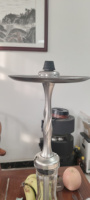 Nouvel ensemble de chicha russe HA RPAHN givré, en acier inoxydable, pour fumer (Nagrani, Shisha, Sheesha, Huka, Chicha, Narghile), avec coffret cadeau
