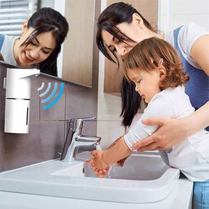 Auto <b>Hand</b> Foaming Custom Logo White Fully Automatic Usb 350Ml Liquid <b>Soap</b> Dispenser for Kitchen - Product Image 6