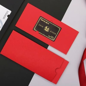 Porta Carte <span class=keywords><strong>VIP</strong></span> di Lusso Personalizzato con Logo in Stampa Oro, Busta Porta Tessere in Carta, Stampa Personalizzata Esclusiva per <span class=keywords><strong>VIP</strong></span> - Product Image 4
