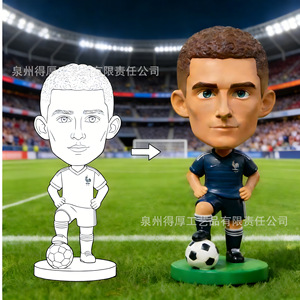 Customized French Player <b>Bobblehead</b> Figurine Resin Sports Collectible Fan Gift Decorations - Product Image 4