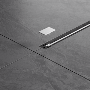 Drenaje lineal a medida <span class=keywords><strong>de</strong></span> diseño moderno, superficie cepillada, conexión roscada, rectangular extremadamente estrecho para baño - Product Image 1