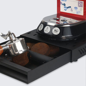 Conteneur à café en acier inoxydable Good Match, type tiroir, noir, grand format, équipement de bar, accessoire pour machine à café - Product Image 3