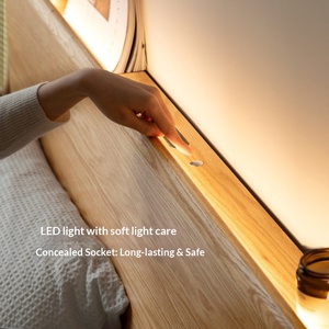 <strong>Solid</strong> Oak <strong>Wood</strong> Contemporary Double <strong>Bed</strong> Frame Modern Minimalist Nordic Design with Multifunctional Storage <strong>Box</strong> - Product Image 2