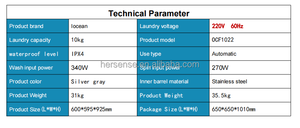 Lavadora Automática Gerbex de 10 KG de <span class=keywords><strong>Carga</strong></span> <span class=keywords><strong>Superior</strong></span>, Lavadora <span class=keywords><strong>Samsung</strong></span> Totalmente Automática, Lavadora Manual - Product Image 4