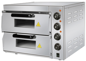 Horno de pizza comercial de acero inoxidable, capacidad de 15,7 pulgadas con placa para hornear de piedra para pizzerías - Product Image 3