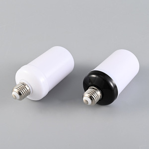 مصباح LED محاكي للهب بـ 51 خرزة، بهيكل أسود، مقاوم للماء بمعيار IP54، زاوية إضاءة 360 درجة، يعمل بالتيار المتردد، للاستخدام في الفنادق والساحات والحدائق - Product Image 3