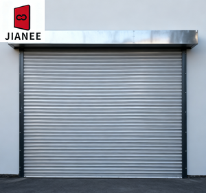 Puerta Enrollable Automática de Acero <span class=keywords><strong>Galvanizado</strong></span> con Aislamiento y Control Remoto, Resistente al Fuego, de Alta Calidad y Precio Económico JIANEE - Product Image 2