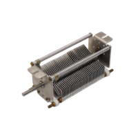 Condensateur à air à variable unique Jing 25pF-1400pF, réglage latéral, boîtier en aluminium, modèle JEC-1400AR 1000V pour l'électronique