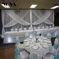 Rideau de fond de scène pour mariage 2020, pour événements et fêtes de mariage, utilisé avec des tubes et des draperies hauts, à vendre