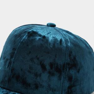 European American Velvet Baseball Cap Men Women Winter Fashion Casual Curved Eaves Sun <b>Hat</b> - Product Image 6
