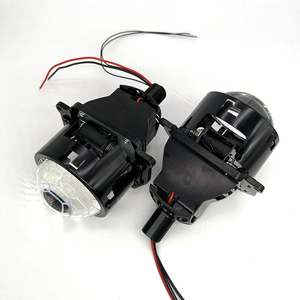 La mejor lente de proyector Bi-LED 3,0 pulgadas 70W faro de coche taza reflectante única luz antiniebla lente de proyector película Azul con H4 H7 - Product Image 6