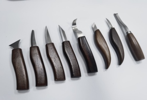 Gỗ khắc đục đặt tay muỗng khắc công cụ thiết lập thợ mộc chế biến gỗ công cụ tự làm chất lượng cao 14PCS OEM công cụ bằng gỗ - Product Image 3