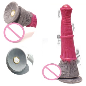 YOCY-2081V Nuevo Vibrador, Dildo Vibrador con Forma de Caballo, 10 Modos de Vibración, Carga Magnética de 5V, para Mujeres, Parejas, Adultos - Product Image 1