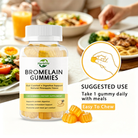 Gummies de bromélaïne en marque blanche OEM pour le confort intestinal, la digestion des protéines et le soutien antioxydant – Complément alimentaire aux enzymes digestives