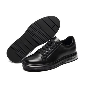 Chaussures décontractées en cuir de vachette sur mesure ODM, baskets de skateboard respirantes à lacets, chaussures basses pour la marche, chaussures pour hommes - Product Image 6