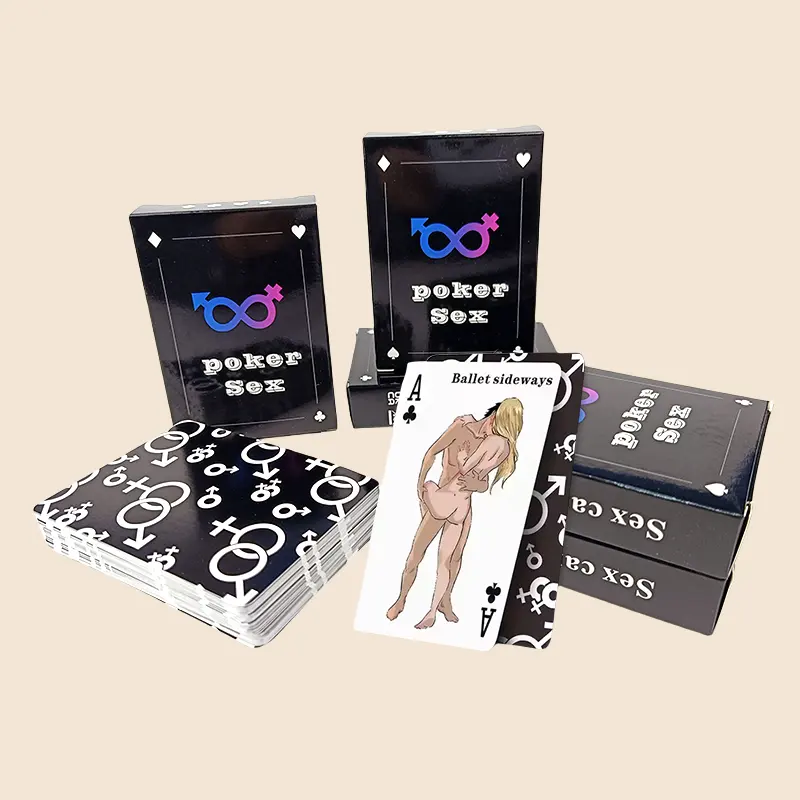 Paare-Spiel Date-Nacht-Sexyspiel kundenspezifische Karten Poker sexy Spielkarten-Spiel Druck für Erwachsene