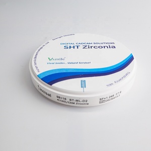 Vsmile SHT multistrato Super high 46% traslucido zirconia block disc 1100mpa per laboratorio odontotecnico con sistema cadcam aperto 98mm - Product Image 4