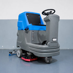 24V Electric Ride-on <b>Floor</b> Sweeper Industrial Street Sweeping <b>Machine</b> for Workshop Factory <b>Cleaning</b> Powered Sweeper - Product Image 6