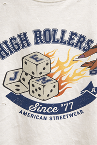 Camiseta de Algodón 100% con Logotipo Personalizado de Fábrica HG, Manga Corta para Hombre, Estilo Vintage Lavado, Corte Cuadrado, Diseño Gráfico Desgastado - Product Image 2