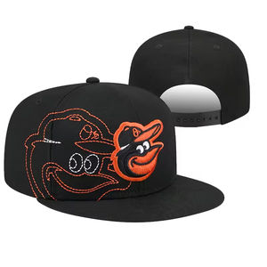 Casquette de baseball sportive à visière plate réglable avec logo personnalisé en gros, 6 panneaux, broderie 3D pour femmes, plage, quatre - Product Image 1