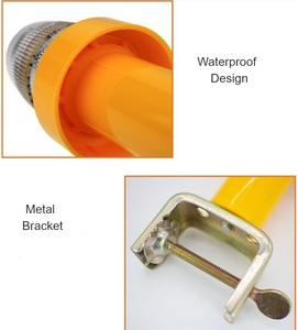 Outdoor Emergency <strong>Traffic</strong> Battery Powered LED Warning Light Road Safety Signal Lamp with Metal Bracket for Guardrail <strong>Barrier</strong> - Product Image 4