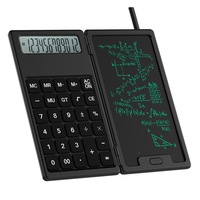 Newyes Usine Magnétique Dessin Ardoise Conseil 5 Pouces Lcd Tablette D'écriture Mini 12 Chiffres Pliant Calculatrice Pour Les Entreprises