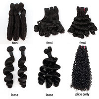 Lots de Cheveux en Gros, Extensions de Cheveux Humains Grade 12A Double Drawn, Couleur Noir Naturel, Cheveux Vierge Remy Lisses Comme des Baguettes