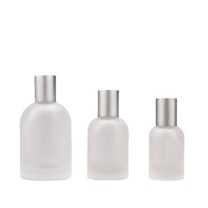 30ml 50ml Frosted <b>Glass</b> Perfume Spray <b>Bottle</b> Refillable <b>Empty</b> Atomizer with Walnut Wood Cap for Lab & Travel - Product Image 5