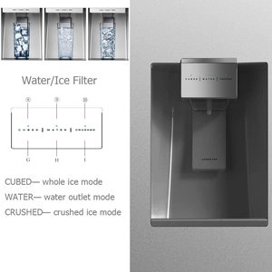Refrigerador y Congelador de Dos Puertas con Dispensador de Agua y Máquina de Hielo - Product Image 5