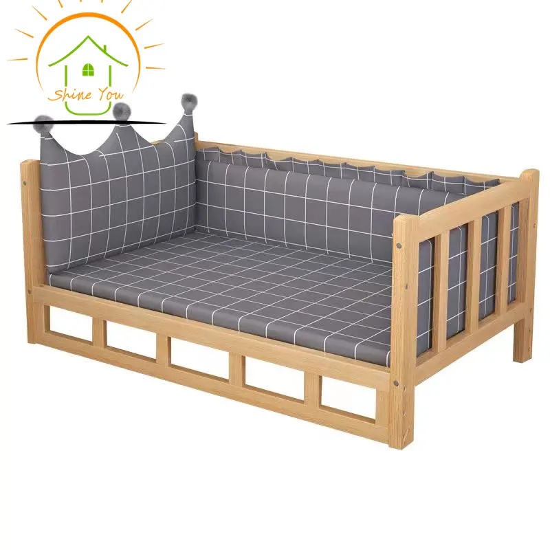 Best Selling comfortable beautiful luxury pet beds & accessories dog kennel indoor pet houses furniture