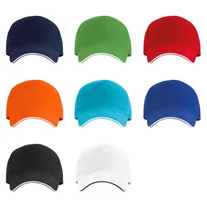 <b>Cap</b> 5 panels contrast custom merchandising - Product Image 2