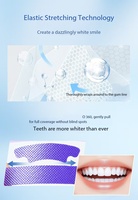 Tiras Blanqueadoras Dentales V34 Púrpura Brillante, Fáciles de Usar, Convenientes para Uso Diario, Blanquean los Dientes, Aptas para Uso Doméstico, Cuidado Bucal